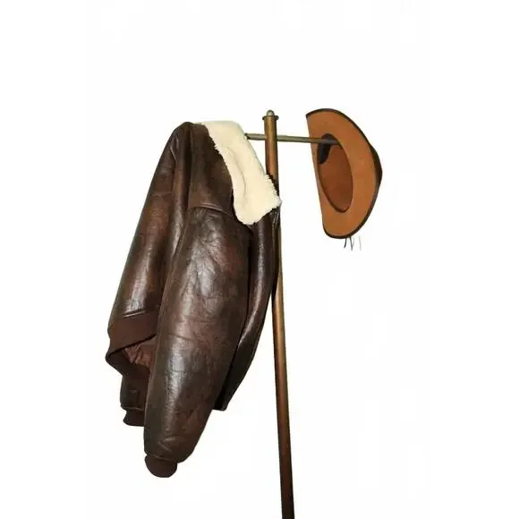 Women's Brown Leather Jacket - Picture 7 of 7